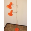 Lampa Josef Hurka z dwoma kloszami